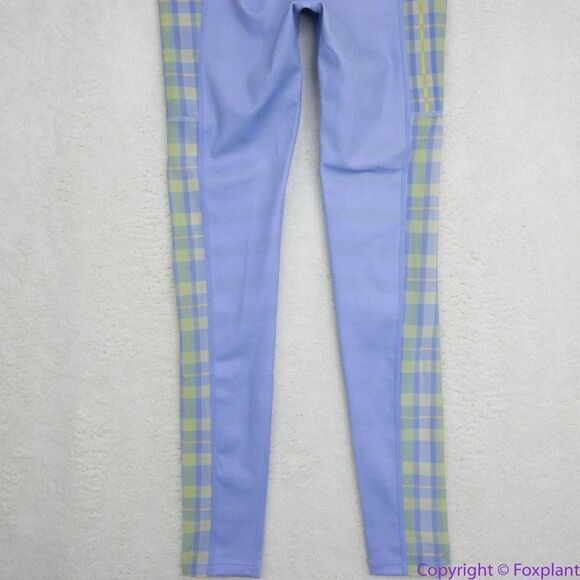NEW Free People Movement Plaid Leggings in “Bluebell Combo”, XS - Picture 9 of 16